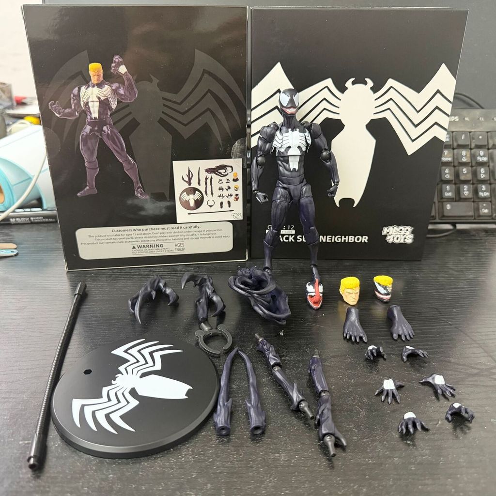 ในประเทศko Second Factory MESS ของเล่น Venom Fat Neighbor Venom ชุดตกแต่งโมเดลที่สามารถเคลื่อนย้ายได
