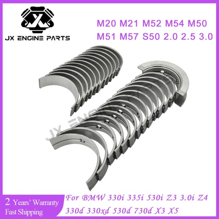 M54 M52 Engine Crankshaft Main ConRod Bearing Set For BMW 2.5 3.0 320i 330i 335 520i 530i 330d 530d