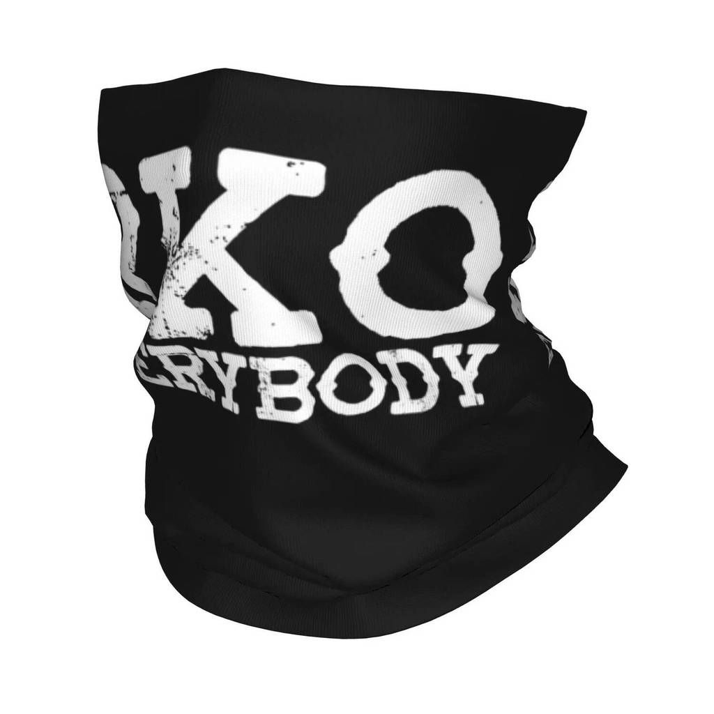 Randy RKO Everybody Vintage Bandana คอ Balaclavas หน้ากากผ้าพันคอพิมพ์มวยปล้ําต่อสู้แถบคาดศีรษะ Mult