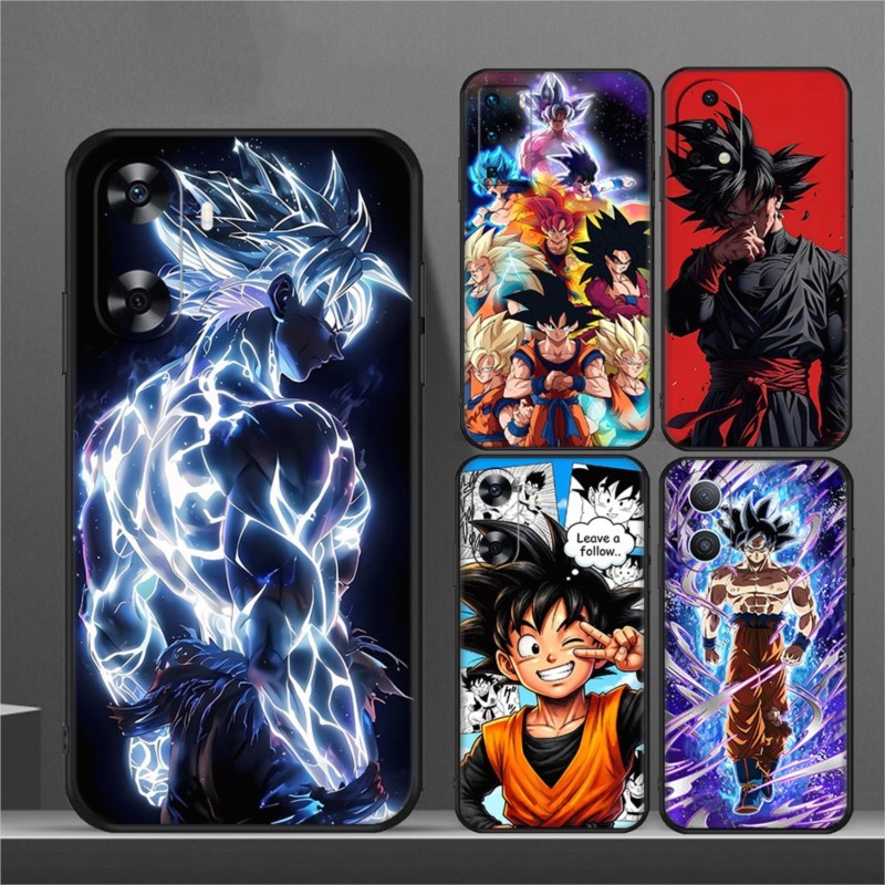 สําหรับ Huawei Y9A Y5 Y6s Y6 Pro Y7 Y9 Prime Dragon Ball 8Y14 นุ่มสีดํา TPU เคสโทรศัพท์