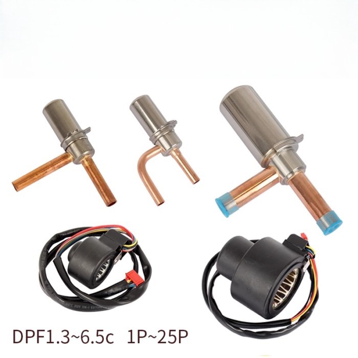DPF Series Control Valve DC12V 5 6 Wire Frequency Repair R22 R404 134a Air Conditioner Electronic E