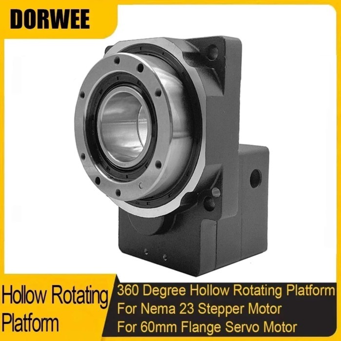 Hollow Rotating Platform High Precision Ratio 5-200:1 4 Axis 5 Axis R Axis Replace Cam indexer DD m