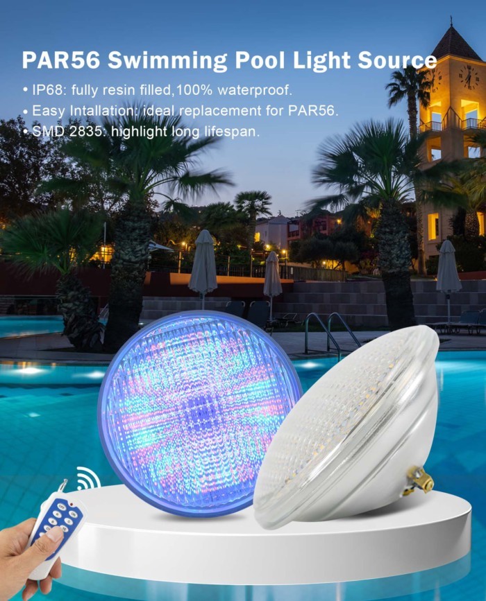 PAR56 LED Pool Light 12v 24v Par56 Par Underwater Submersible Ip68 Waterproof 18w 25w 35w 45w Led S