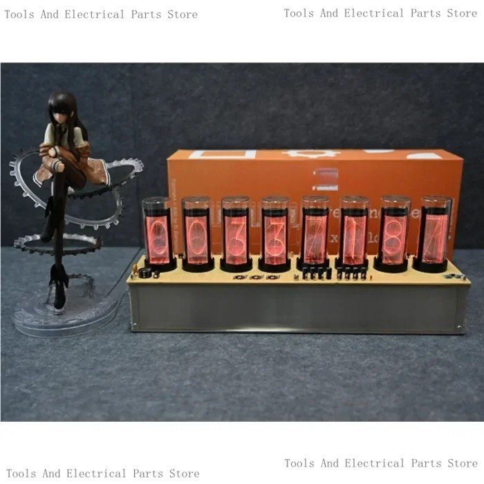 World Line Rate Of Change Detector, Nixie Tube Clock,Gate Anime Peripherals / Figure Models, Gifts,