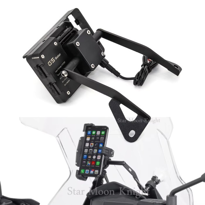 Motorcycle Accessories Wireless Charger USB Mobile Phone Holder For V85TT V 85 TT V85 TT  2020 GPS
