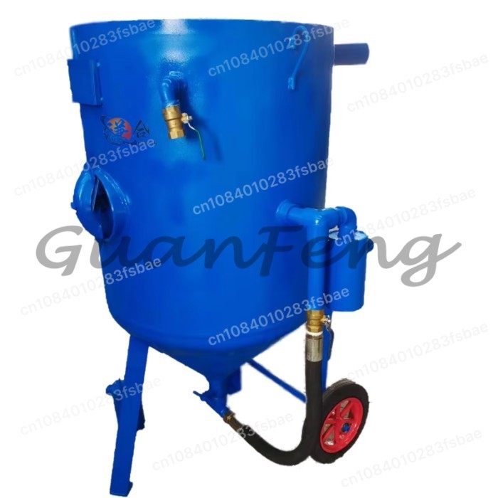 High quality professional mobile sandblasting machine rust removal manual cleaning and grinding cor