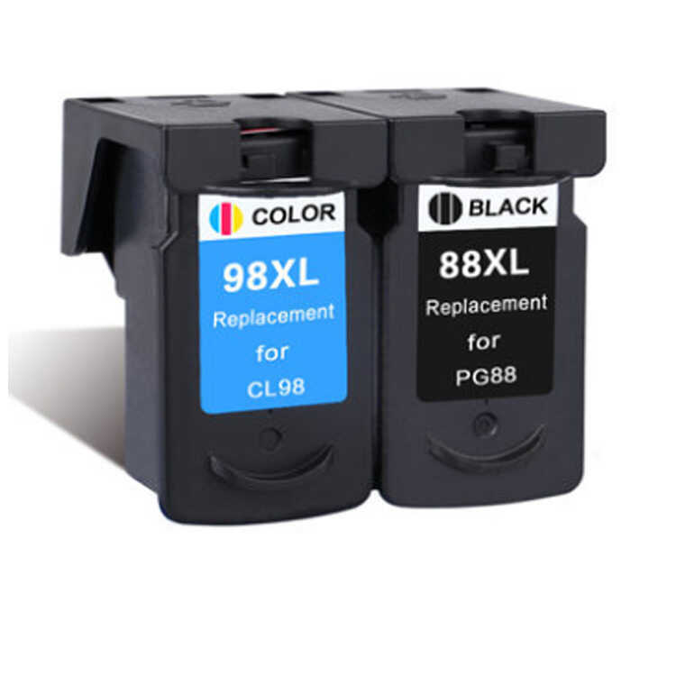 เข้ากันได้กับตลับหมึก Jia PG-88 CL-98 ตลับหมึก E5 E6 PG-88 ตลับหมึกเครื่องพิมพ์สีดํา