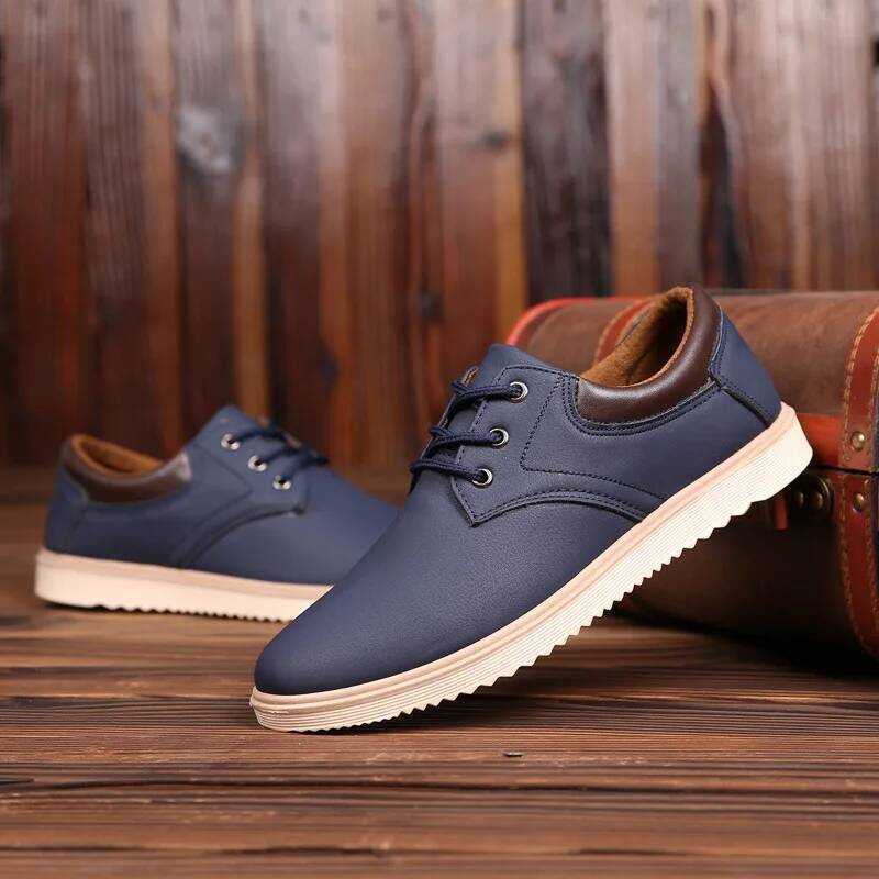 C Men Leather Casual Shoes Platform Brand Comfortable Flat Shoes For Men Trendy Men Sneaker 2023 Ox