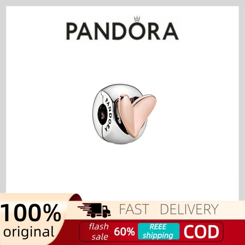 Pandora Freehand Heart Clip Charm DIY Necklace Bracelet Accessories Birthday gift