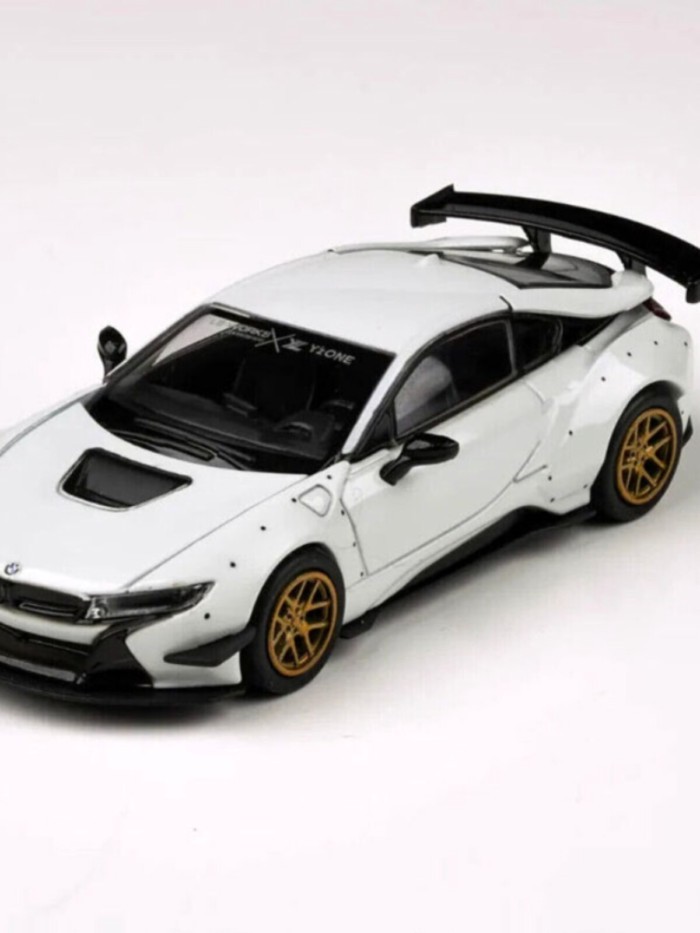 Out of Print Car Model Para 64 Alloy 1 64 LBWK BMW BMW i8 Sports Car Model Simulation Toy Car Decora