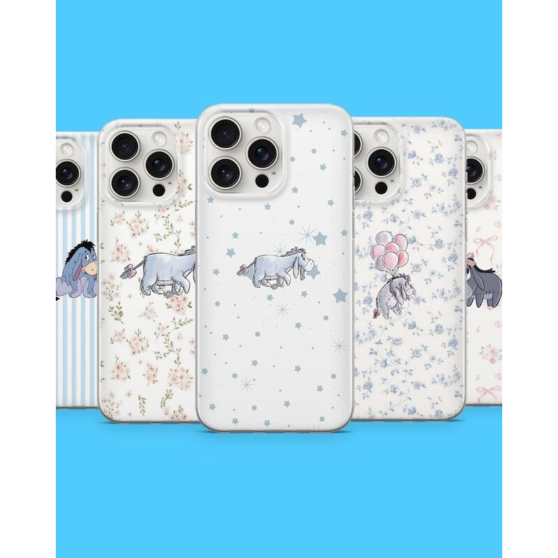 (สต็อกในไทย) เคสโทรศัพท์ลายการ์ตูนน่ารักลายอียอร์ลายดอกไม้และดาว ป้องกันแรงกระแทก วัสดุ TPU นุ่ม สำห