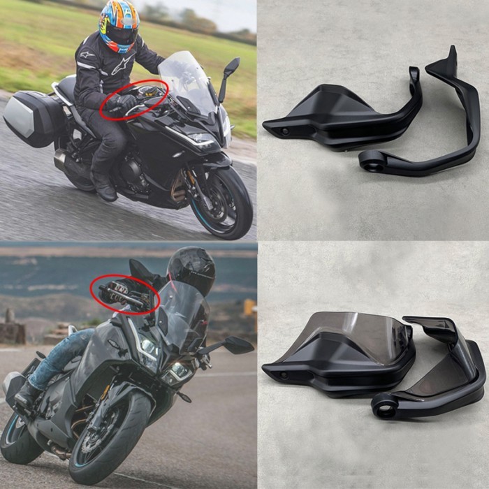 650 GT 400 GT Handguard Wind Flow Deflector Sheild Protector Motor Motorcycle Brake Lever Bike Part