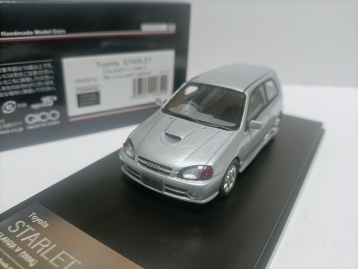 Hi Story 1 43 Toyota Little Fortune Star รถรุ่น Starlet Glanza EP91 1996 สีเงิน