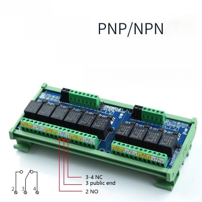 IO PLC Signal Amplifier Relay Module Optocoupler Isolation TTL Microcontroller 1.8V-30V PNP/NPN Tri