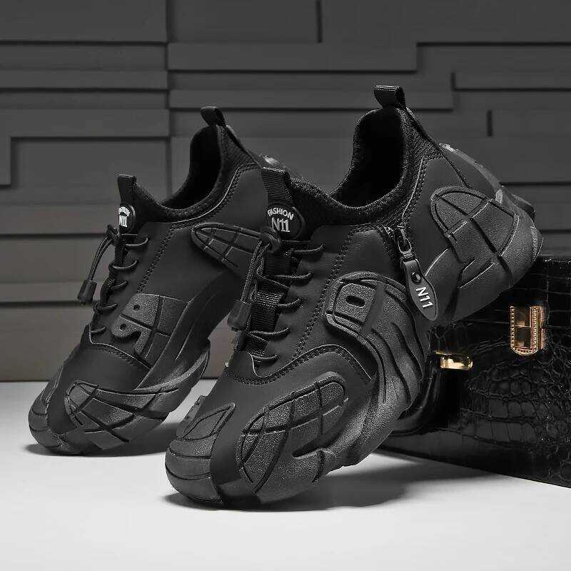 ttom Sneakers For Men Casual Sneakers Comfortable Platform Sneakers Outdoor Breathable Men's Sports