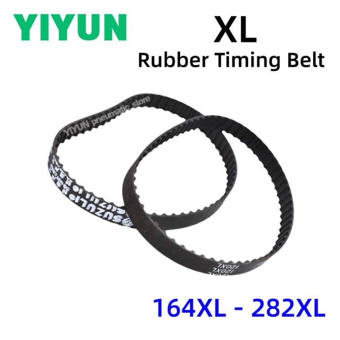1PC XL Black Rubber Synchronous Belt 164XL 180XL 190XL 200XL 210XL 220XL 240XL 250XL 270XL 282XL Wi