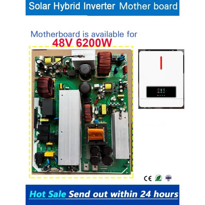 A New PCB Motherboard for ECO 6.2KW4.2KW SP-4.2KVA 7KVA VM IV 4KW 11KW Hybrid Inverter 6KW 24V48VDC