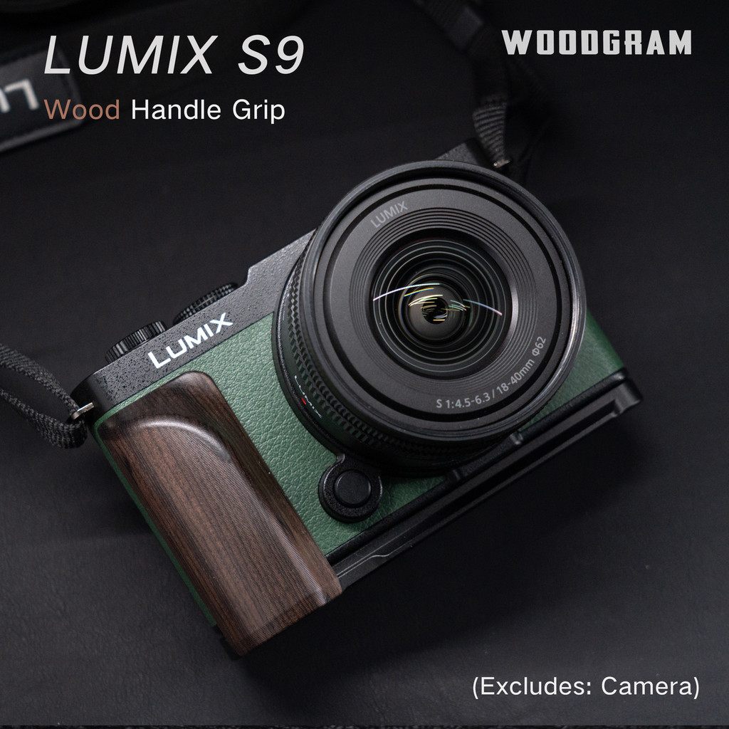 C ไม้ Hand Grip L สําหรับ Panasonic Lumix S9 กล้อง Quick Release L แผ่นยึด Ultra Light พร้อมฐานโลหะผสม