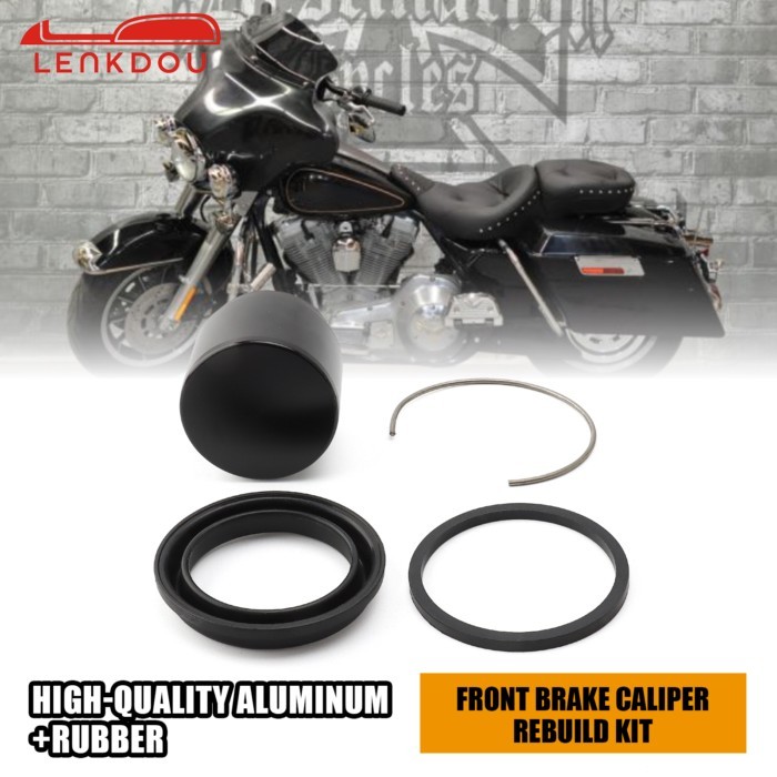 Motorcycle Front Brake Caliper Rebuild Kit 44020-83 For Harley Sportster XL Dyna FXD Softail Fat Bo