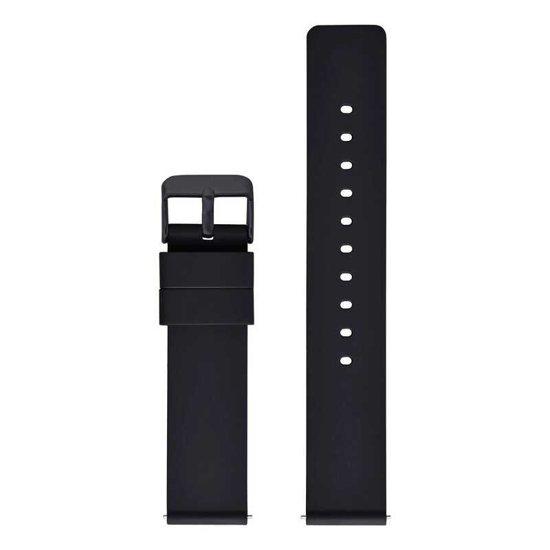 C High Quality Flat Smooth FKM Rubber Watch Strap 16Mm 18Mm 20Mm 22Mm 24Mm Soft Quick Release FKM R