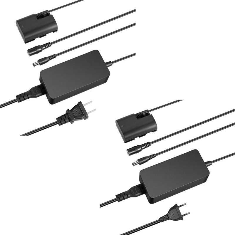 C 8V 3A Replacement Dummy Battery Coupler Kit With DC Coupler & AC Adapter For Lp-E6/E6n/E6n Camera