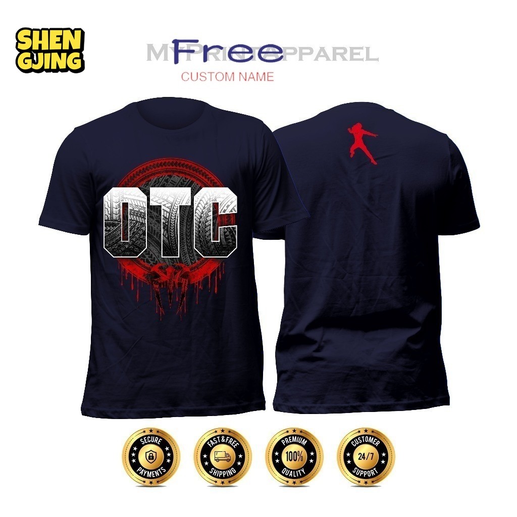 (shengjing)Roman Reigns เสื้อยืด otc Tribal chief ใหม่