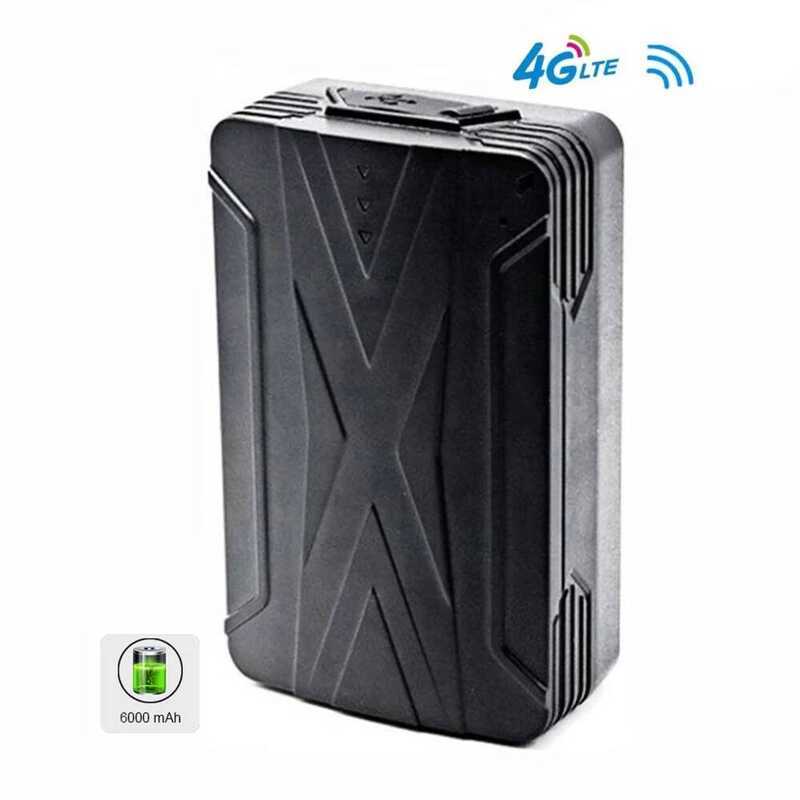 4G LTE GPS Tracker LK970A LK970 รถนาฬิกาปลุก 6000mAh แบตเตอรี่รีโมทคอนโทรล GPRS Locator กันน้ําแม่เห