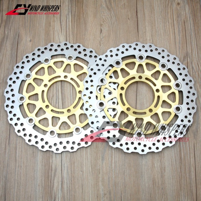 310mm Front Brake Discs Rotors For Kawasaki GTR 1400 ZG 1400 2008-2018 ZZR 1400 ZX 1400 ZZR1400 200