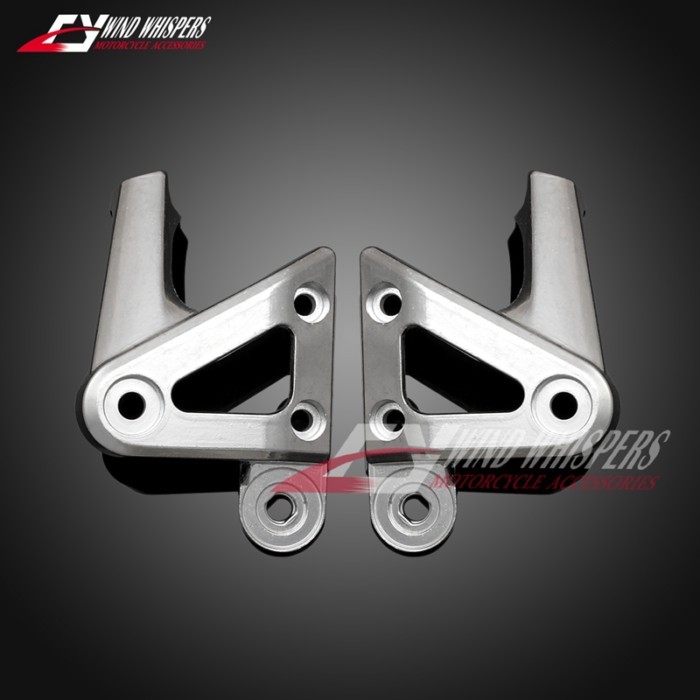 Motorcycle headlight bracket silver plated aluminum headlamp ear For Honda CB400 CB 400 SF SuperFou