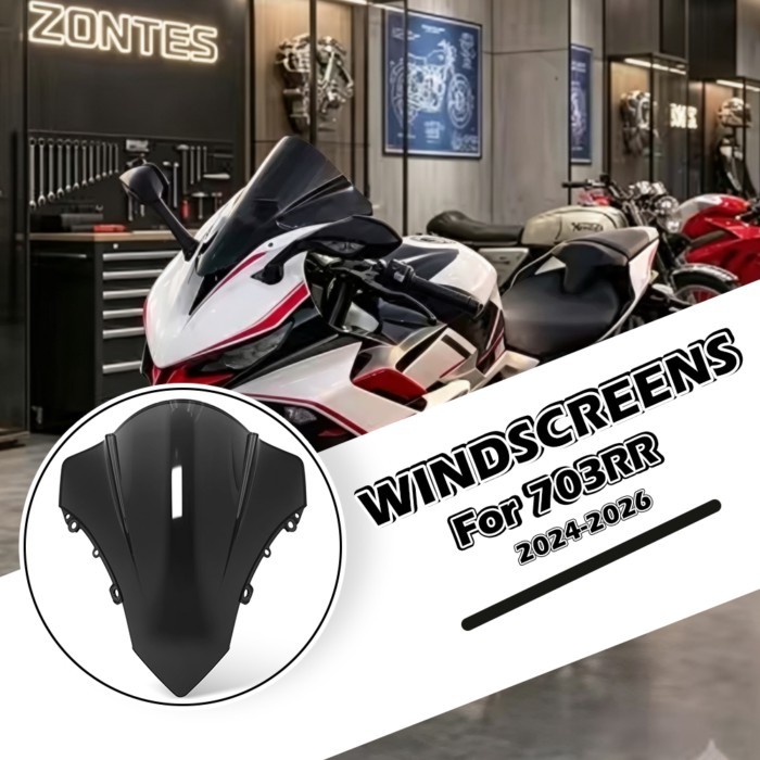 For 703RR ZT703 703 RR ZT703RR 2024-2026 New Motorcycle Accessories Windscreens Wind Double Bubble