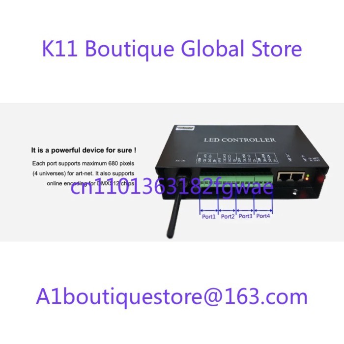 H802ra Artnet WS2811 WS2801 Led Decoder Led Strip Light led Pixel Controller DMX Artnet Controller