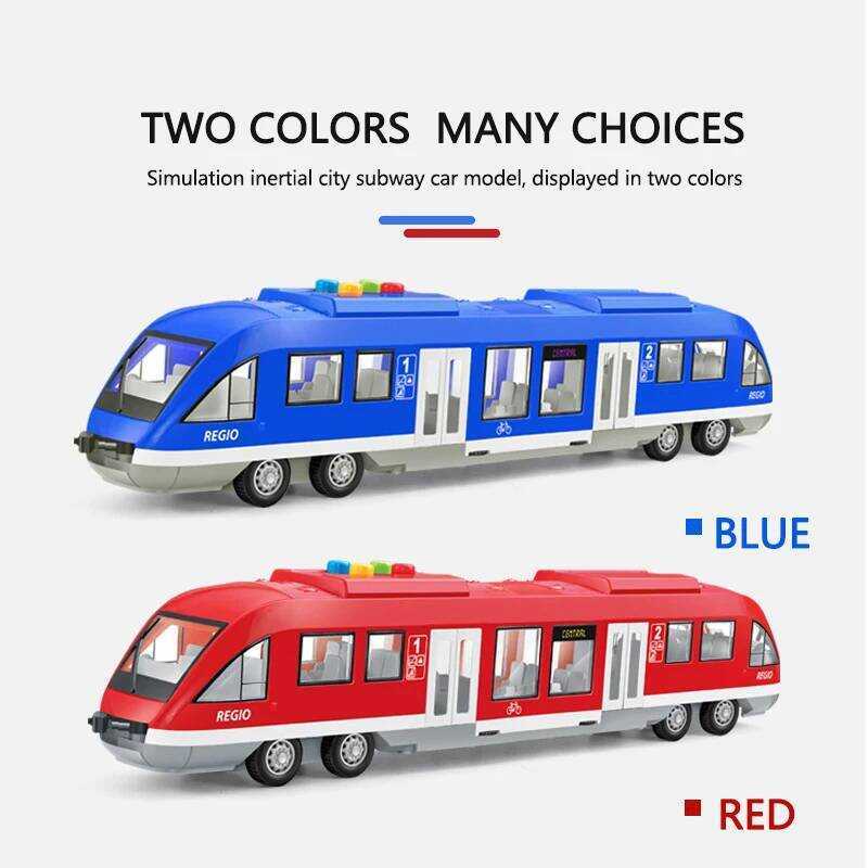 rsized 45Cm Subway Toy Model Train Simulation Light Rail Train With Light Music Toy Car Model Gifts