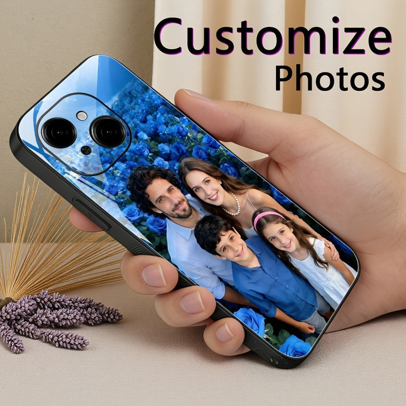 (สต็อกในพื้นที่) เคสโทรศัพท์ครอบครัวภาพที่กําหนดเองภาพส่วนบุคคลเคส TPU แบบนุ่มสําหรับ Iphone Samsung Xiaomi ของขวัญหน่วยความจํารัก