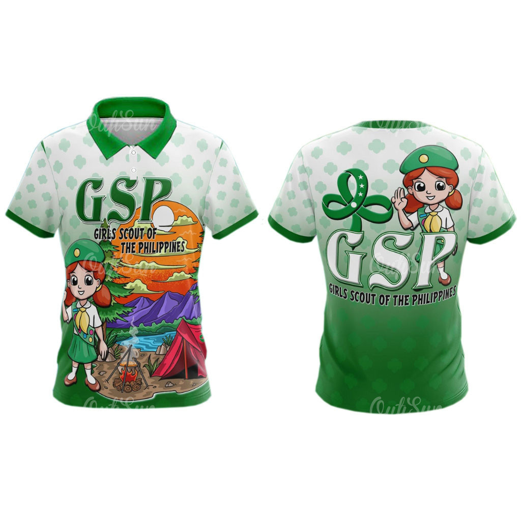 Gsp Bsp เสื้อฟิลิปปินส์เสื้อลูกเสือแฟชั่นแขนสั้น Bsp เสื้อโปโล Full Sublimation 3d พิมพ์โปโลคุณภาพสู