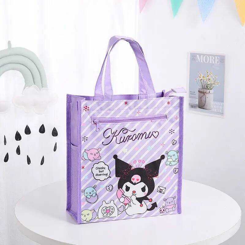 LYS Bag กระเป๋าผ้าใบน่ารัก สไตล์ญี่ปุ่นแบบใหม่กระเป๋าผ้ามือถือสำหรับนักเรียนหญิง 15ลาย