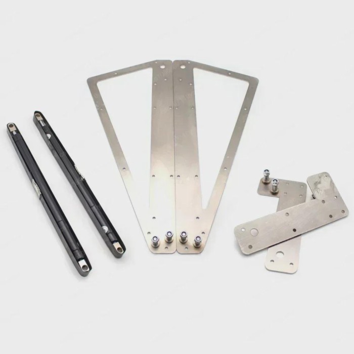 Murphy Wall Bed Fold Down Mechanism Hydraulic Hinge Hidden Hardware Set Home DIY Accessory for 0.9-