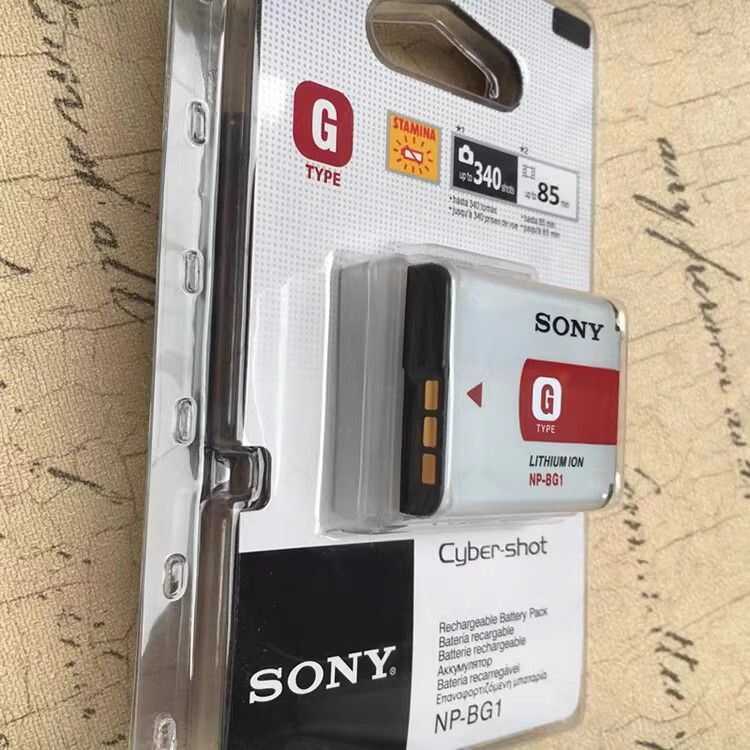 H Np-Bg1 Sony Battery With Charger For Camera W20 W210 W55 W70 T20 H3 H10 Hx5