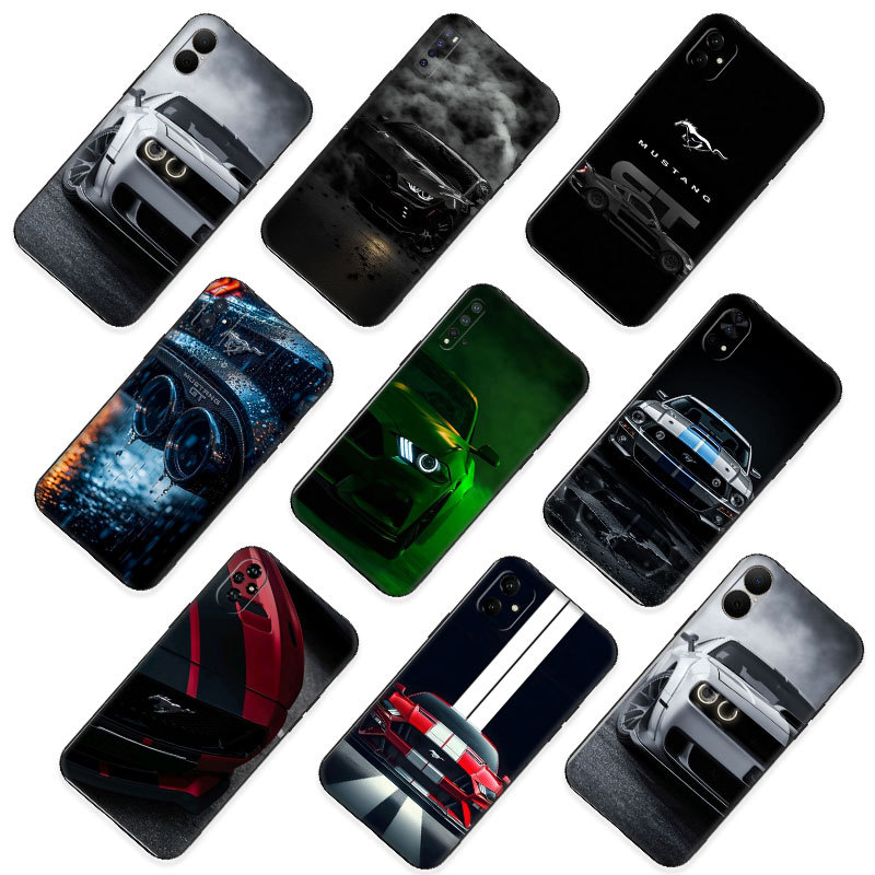 Dodge Mustang Challenger Cool กีฬารถ ^TZ-3 สําหรับ Huawei Nova 2i 2 Lite 3 3i 4E 5i 5T 7 SE 8i Y61 1