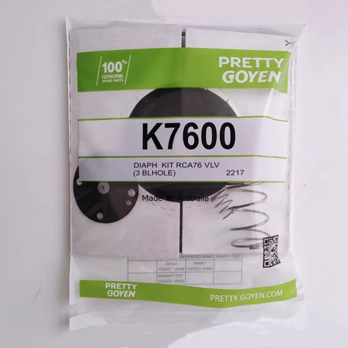 K7600 M1798 RCA76T010 RCA76MM040 CA76MM040 CA76T010 Pulse Valve Diaphragm Repair Kit