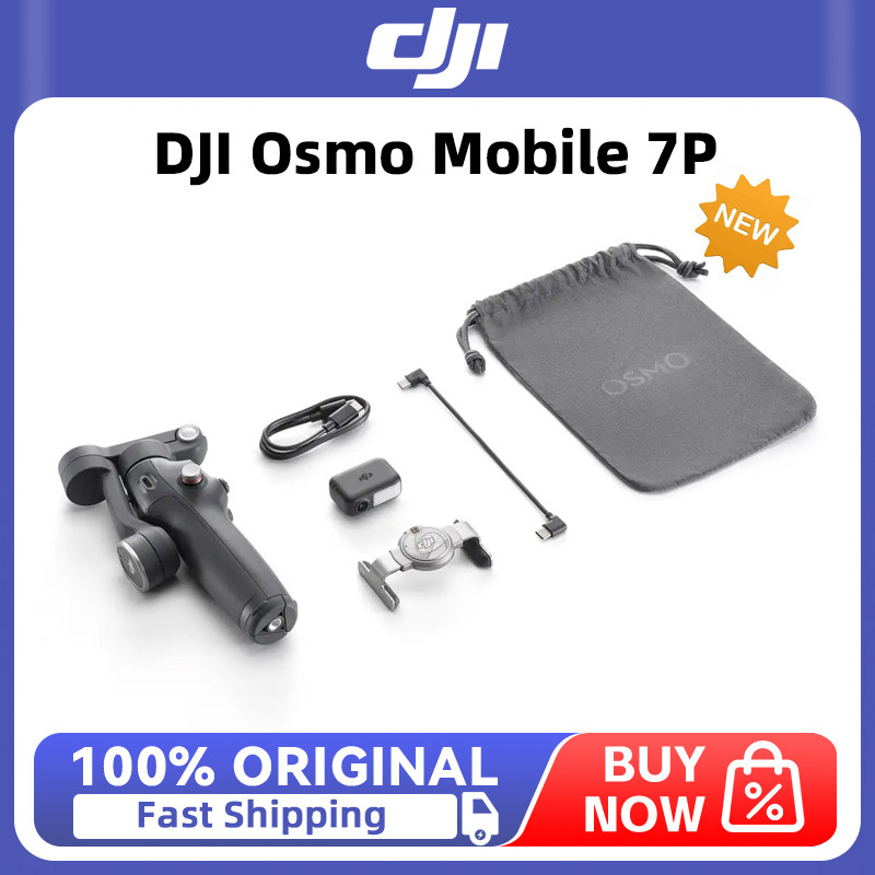 C DJI Osmo mobile 7P Native Tracking With Integrated Audio & Lighting Capbilities DJI OM 7P OM 7 ใหม