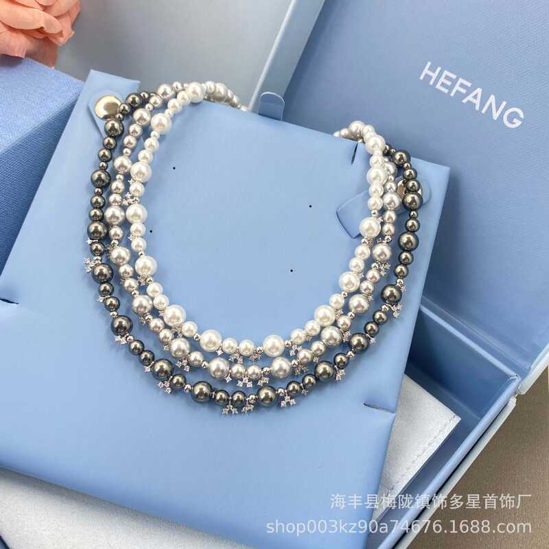 สินค้าใหม่ HEFANG HEFANG เงินสเตอร์ลิง Bubble Nebula สร้อยคอสร้อยข้อมือหญิงของขวัญวันวาเลนไทน์