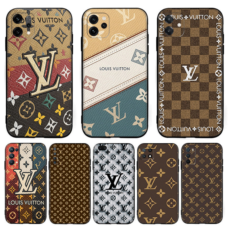 LV สําหรับOPPO A57E A58X A59 F1s A60 A74 A76 A77 F3 A78 A79 ความเข้ากันได้TPUเคสโทรศัพท์นุ่มฝาครอบป้
