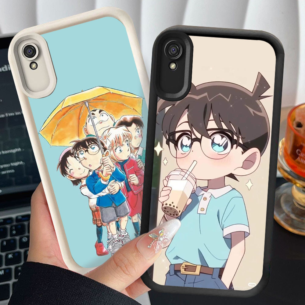 เคสป้องกันสําหรับ Xiaomi Redmi หมายเหตุ POCO 7 M3 M4 9T 9A Pro กรณี NR7 นักสืบโคนัน