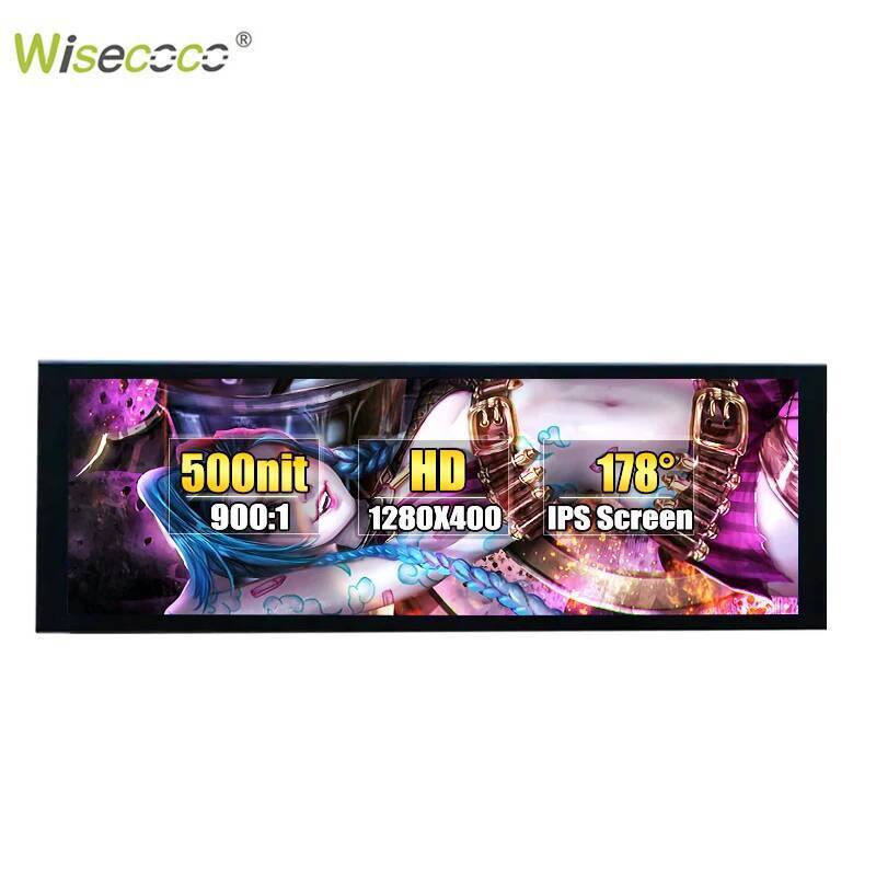 7.9 นิ้ว 400x1280 IPS AIDA64 Mini Gaming Monitor CPU อุณหภูมิจอแสดงผล HDMI รองสําหรับคอมพิวเตอร์กรณี