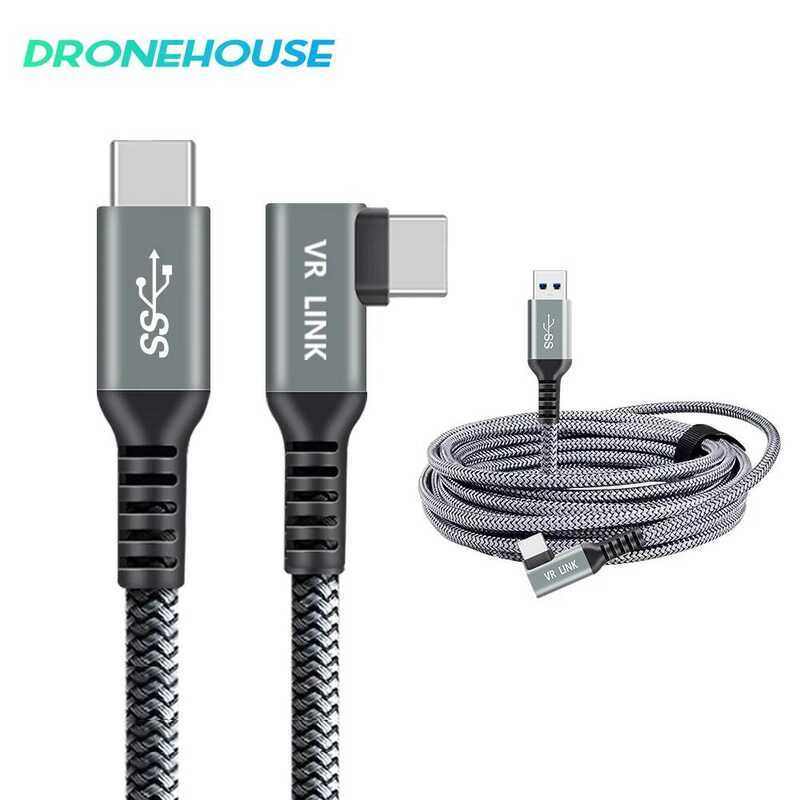5M/6M/7M L สําหรับ Oculus Quest 2 สายชาร์จ USB 3.0 Transfer Cable Type-C อะแดปเตอร์ VR อุปกรณ์เสริม