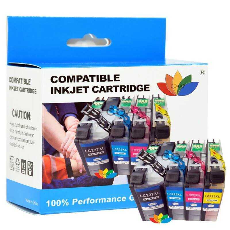 ชุดตลับหมึก non-OEM LC 225 / 227 สําหรับ Brother LC227 LC225 XL DCP-J4120DW MFC-J4420DW J5320DW J562