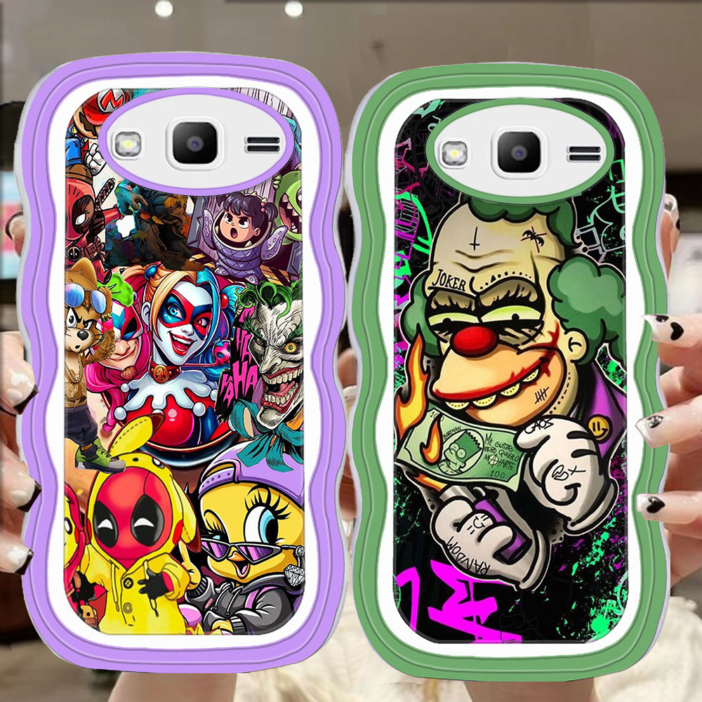 A-103 Joker TPU Casing สําหรับ Samsung J2 J3 J5 J7 2015 J4 J6 Prime Pro Plus 2016 2017 เคสใส