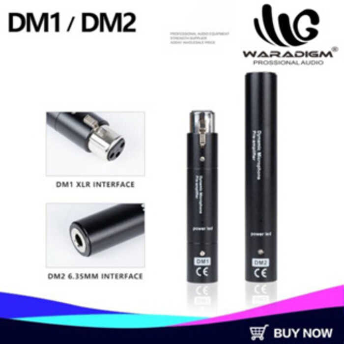 DM1 48V 5V Dynamic Call Stage Performance K Song Entertainment Live ไมโครโฟน Low- Bottom Noise Gain 