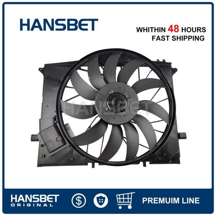 Engine Cooling Fan Assembly 850W Fits Mercedes Benz W220 S300 S320 S600 CL55 CL65 S400 CL500 S430 2