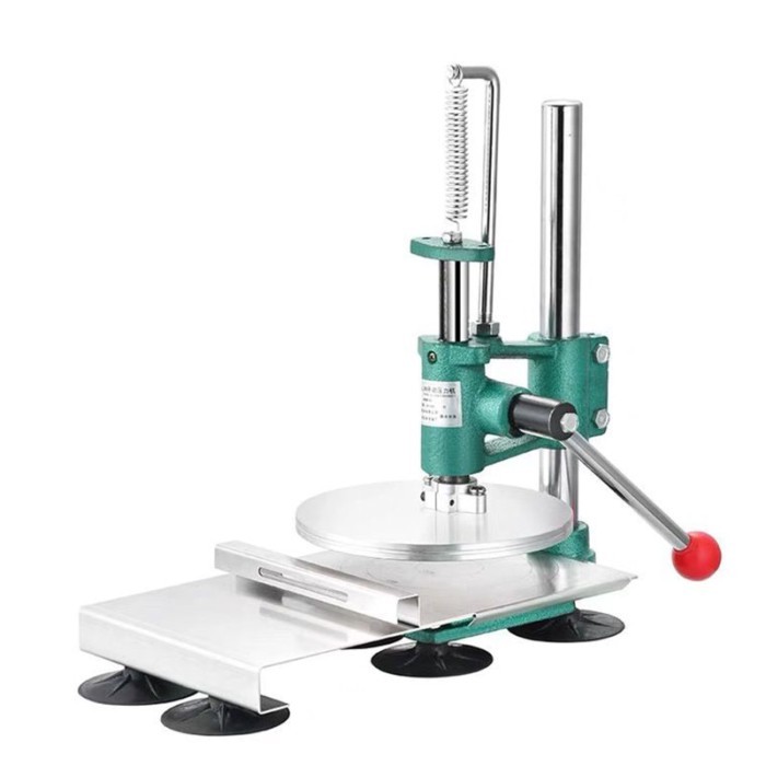 Manual Pizza DoughPress Machine 20cm Pizza Dough Flattening Press 7.8" Dough Roller Sheeter Chapati